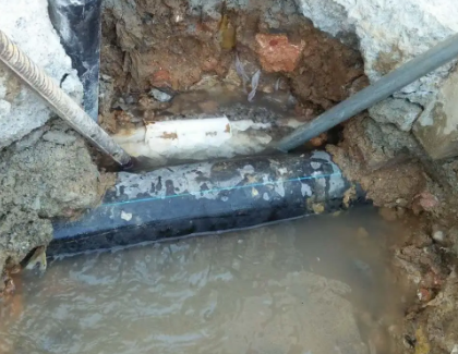 龙川测漏水之水管漏水